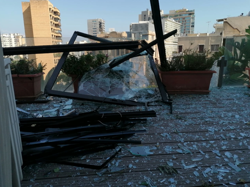 Mindshare Beirut office on August 4, 2020 Mindshare Beirut office on August 4, 2020