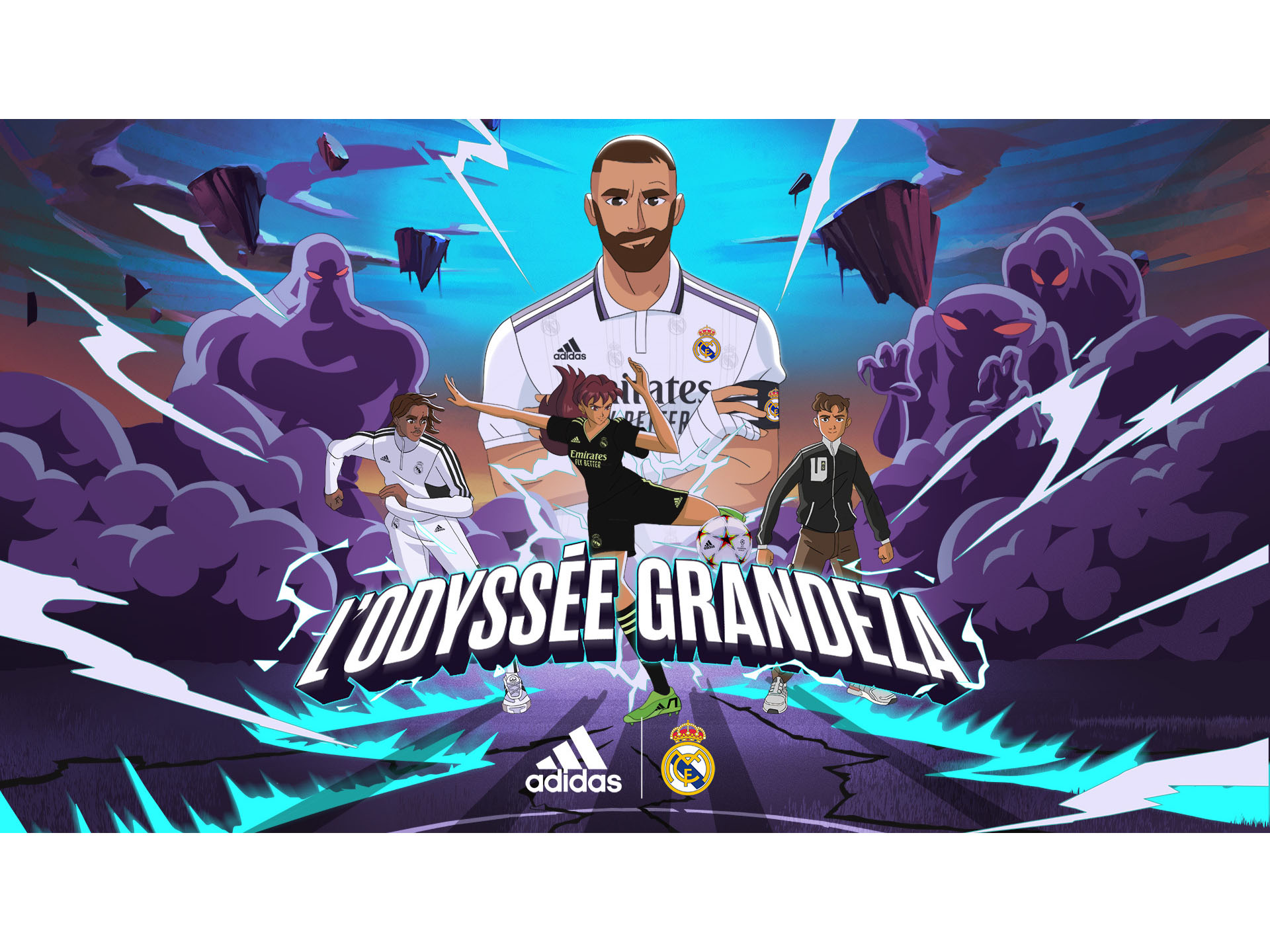 adidas Paris pays tribute to Real Madrid and the Grandeza spirit that unites their fans in manga-inspired film by MNSTR Image