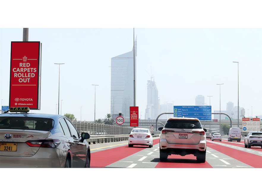 Al-Futtaim Toyota and Memac Ogilvy roll out the red carpets to welcome back the all-new Crown Image
