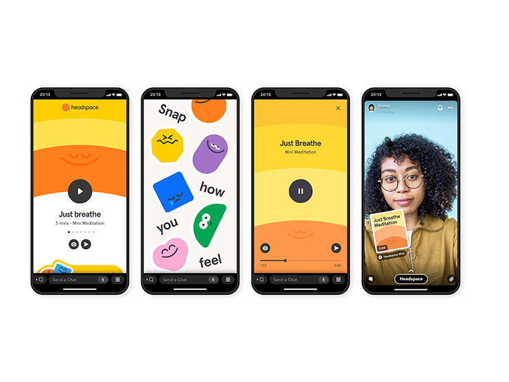 Snapchat Launches In-App Meditation Experience With Headspace Image