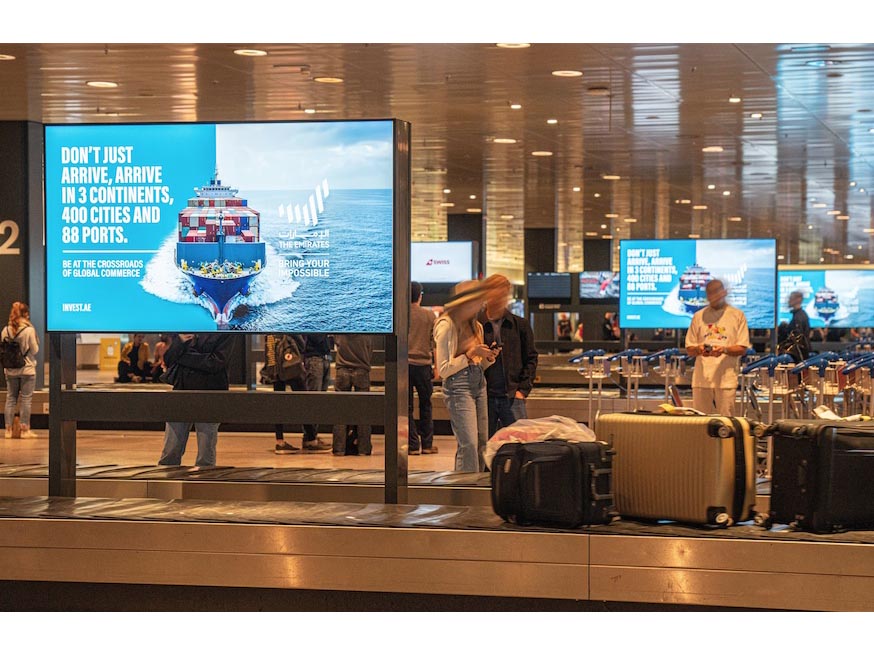 'Bring your Impossible' campaign in Switzerland airport 'Bring your Impossible' campaign in Switzerland airport