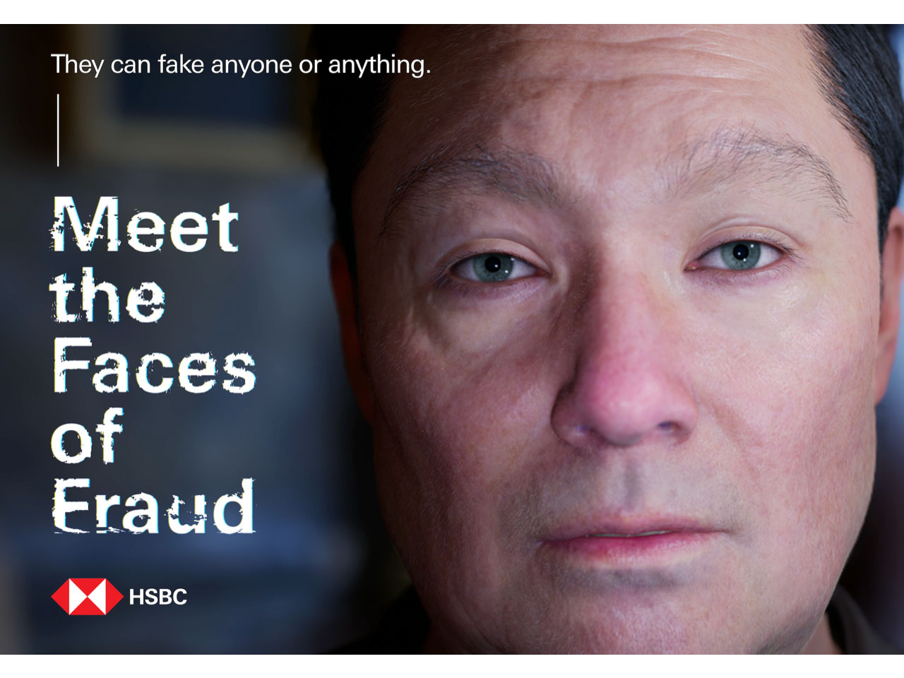 New and innovative HSBC campaign by Wunderman Thompson UK reveals the real faces of fraudsters  Image