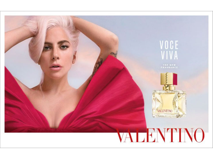 Lady Gaga Staring in "Voce Viva" Valentino's New Fragrance for Women Image