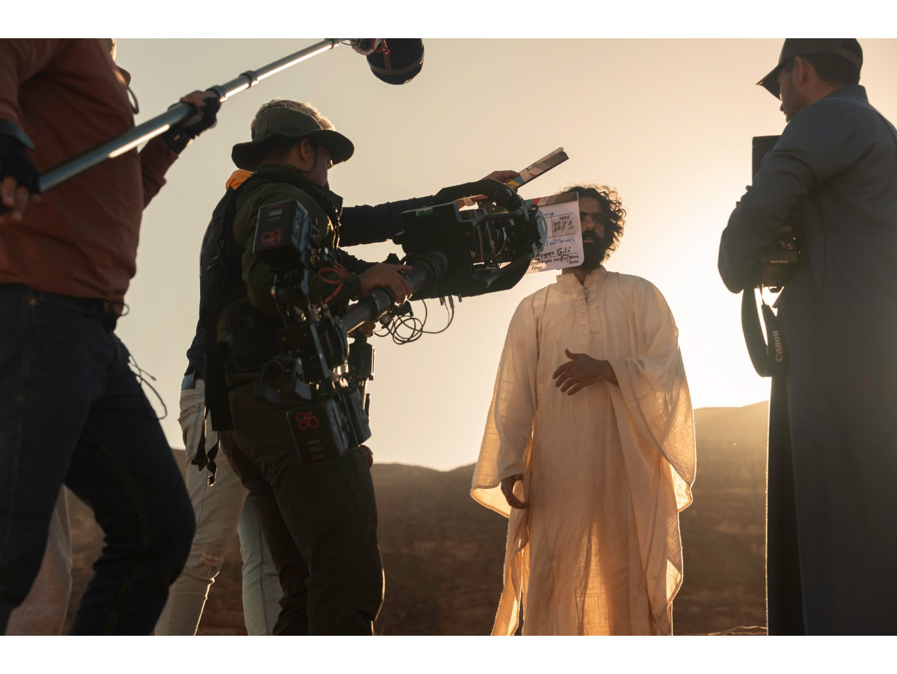 Within Sand - on set Within Sand - on set