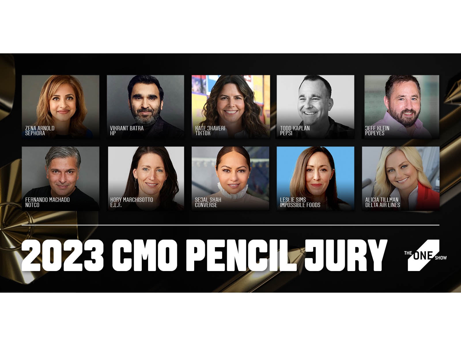 Jury of leading marketers to select 2023 One Show CMO Pencil winner