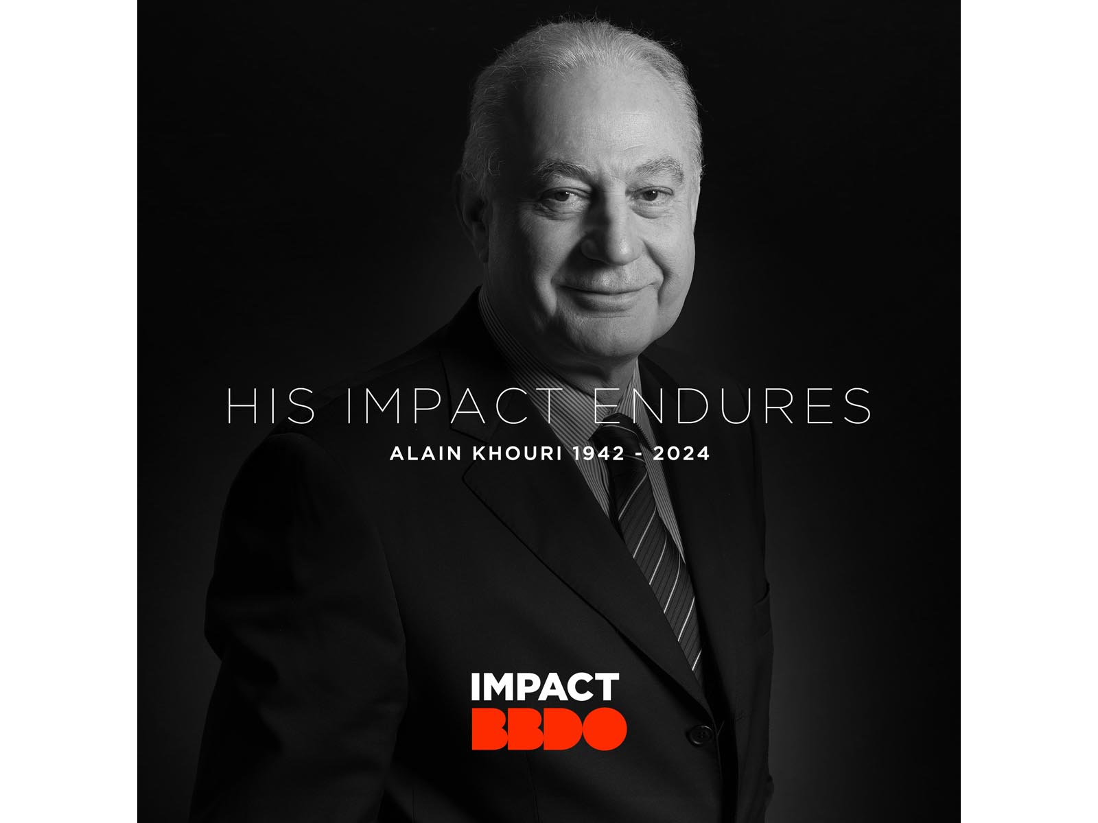 Alain Khouri, Impact BBDO’s visionary founder, passes away