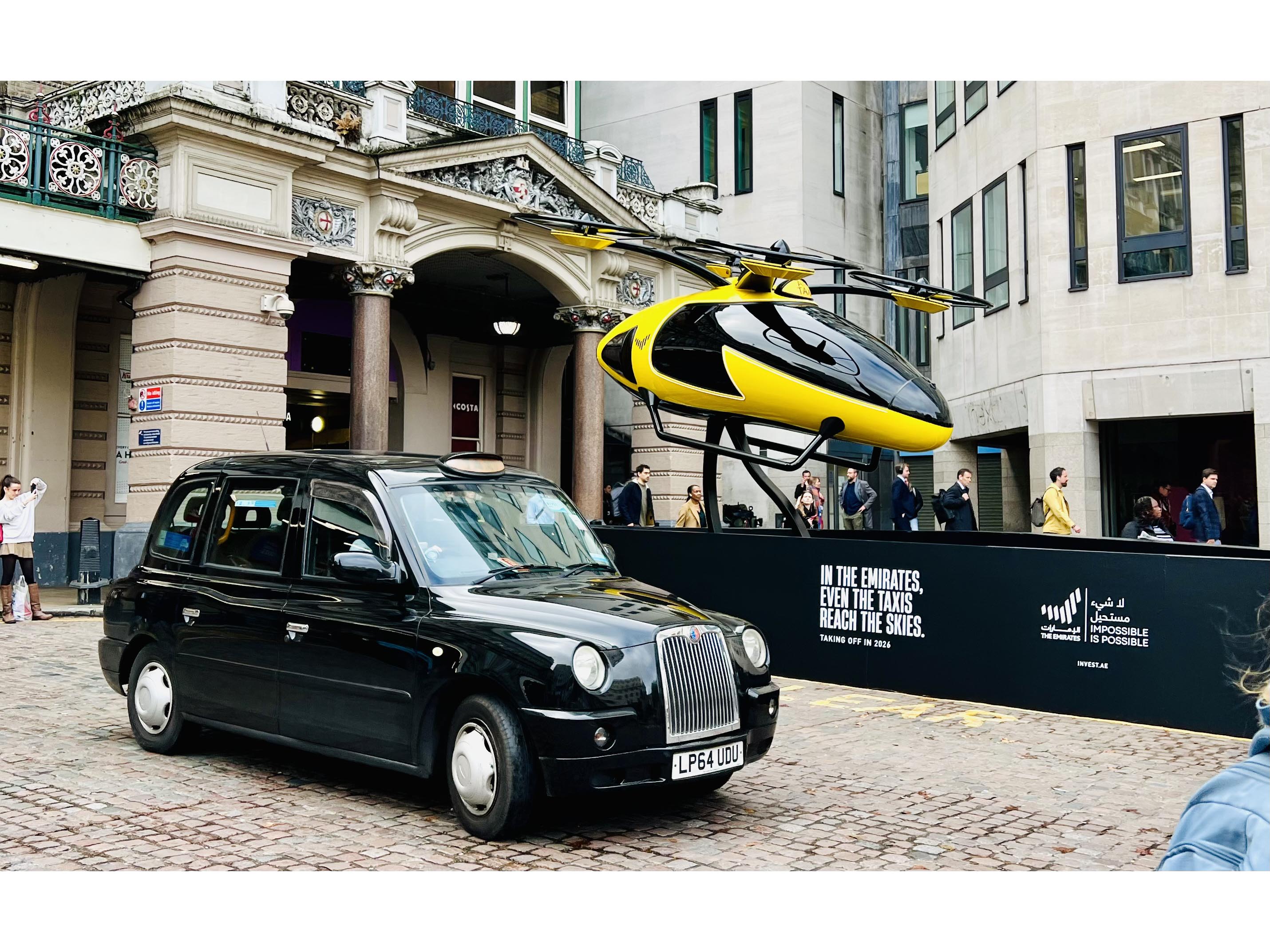 UAE’s flying taxi in London underscores the country’s growing role as a destination for ambitious businesses