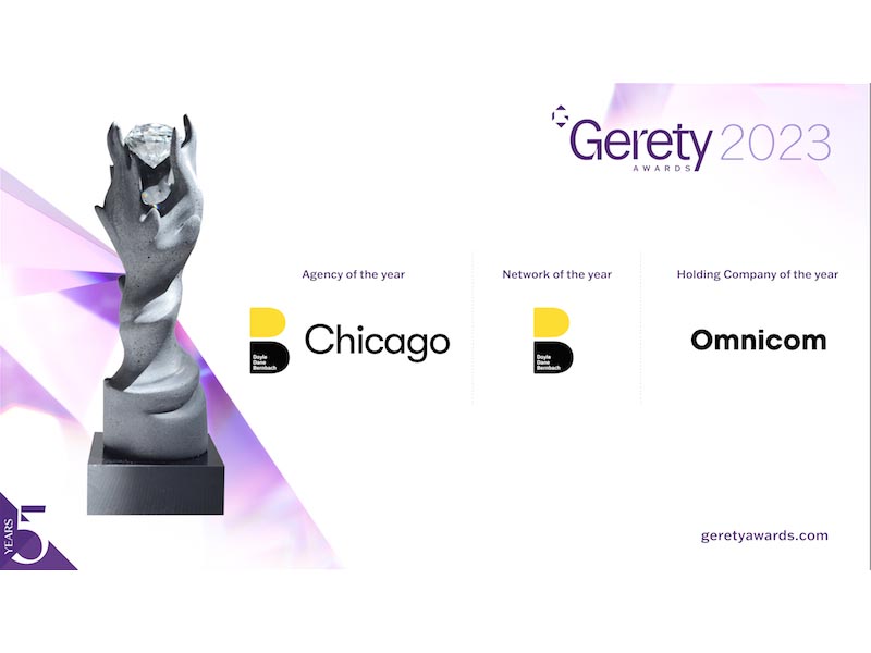 DDB and Omnicom earn top honors at the 2023 Gerety Awards