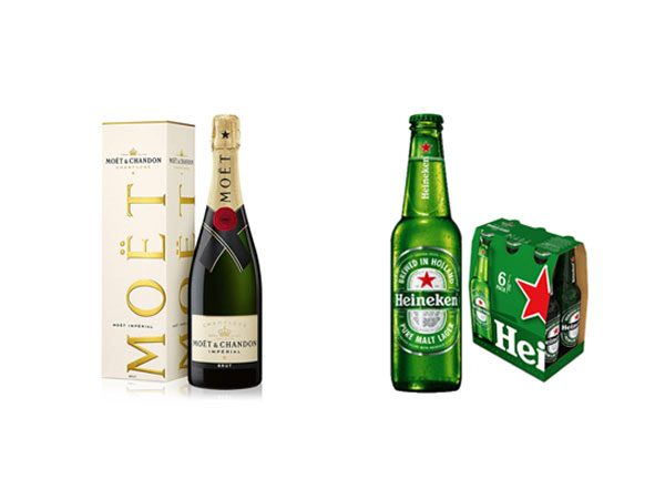 Moet Champagne Bottles Speakers Template - Graphic Design