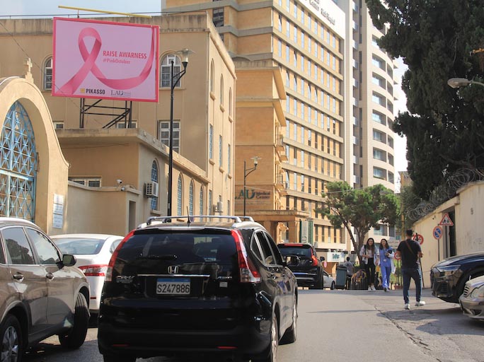 Pikasso’s iconic yellow billboards go pink during October