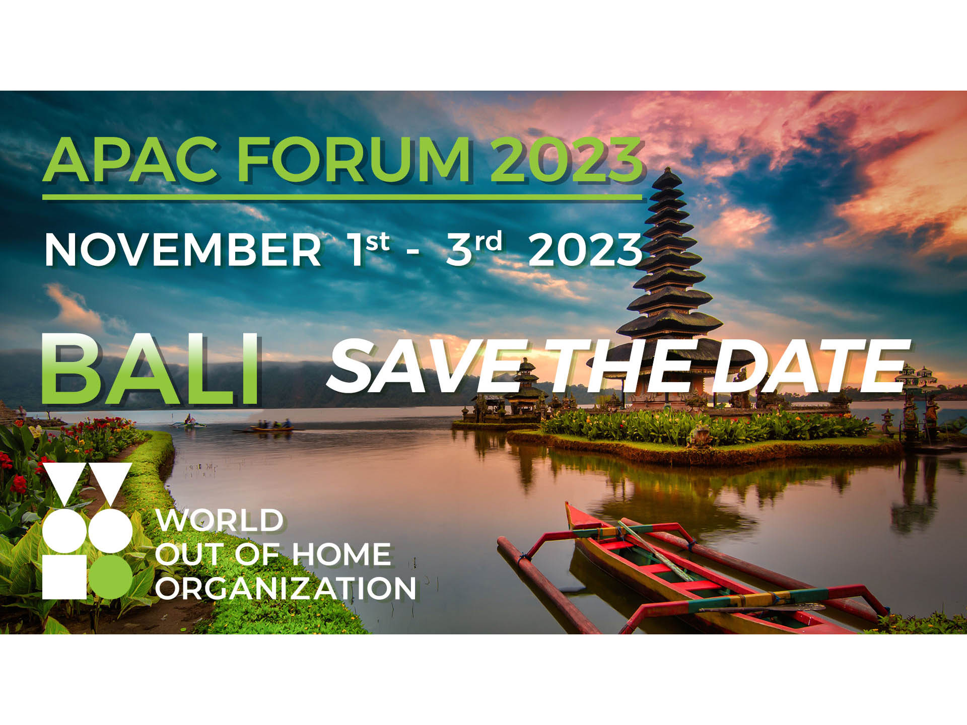 WOO to hold its second APAC regional forum in Bali