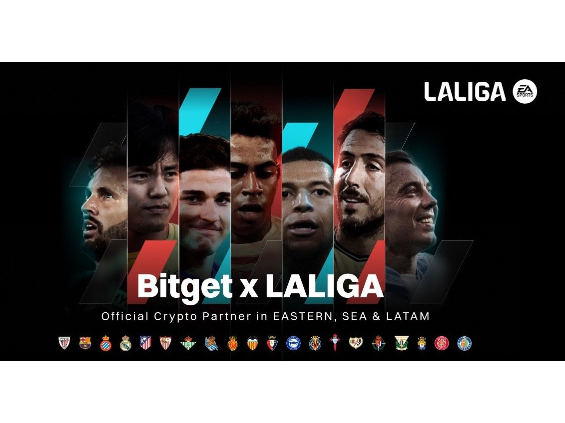 Bitget enters a multi-million dollar deal with La Liga hoping to accelerate growth of crypto in sports