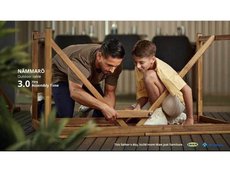 For Father’s Day  Al-Futtaim IKEA celebrates the simple act of building