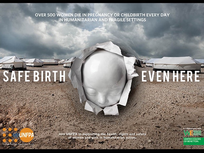 Benetton Raises Awareness around Maternal Health in Emergency Situations