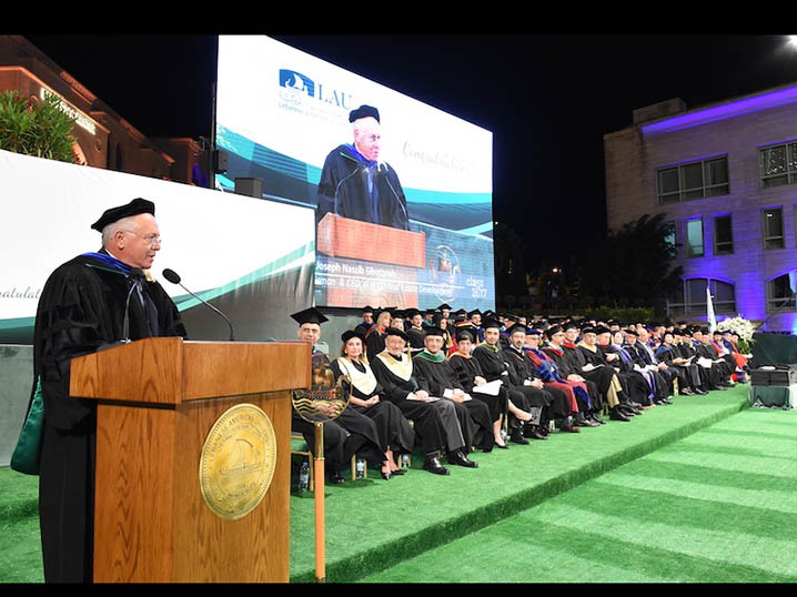Joseph Ghossoub earns Honorary Doctoral degree from LAU
