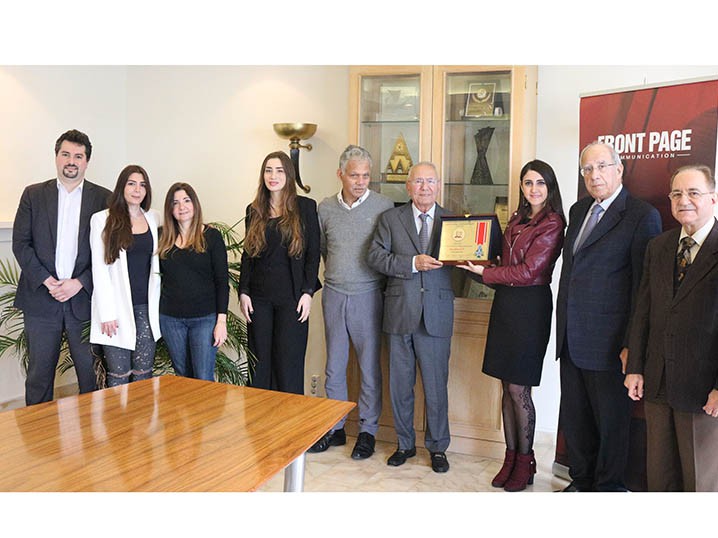 Mustapha Assad Honored by the Board Pioneers of Lebanon as the most prominent pioneer personality in the ad industry