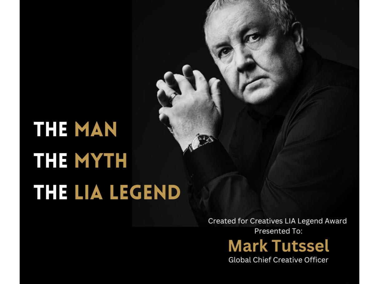 Mark Tutssel first recipient of the inaugural LIA Legend Award