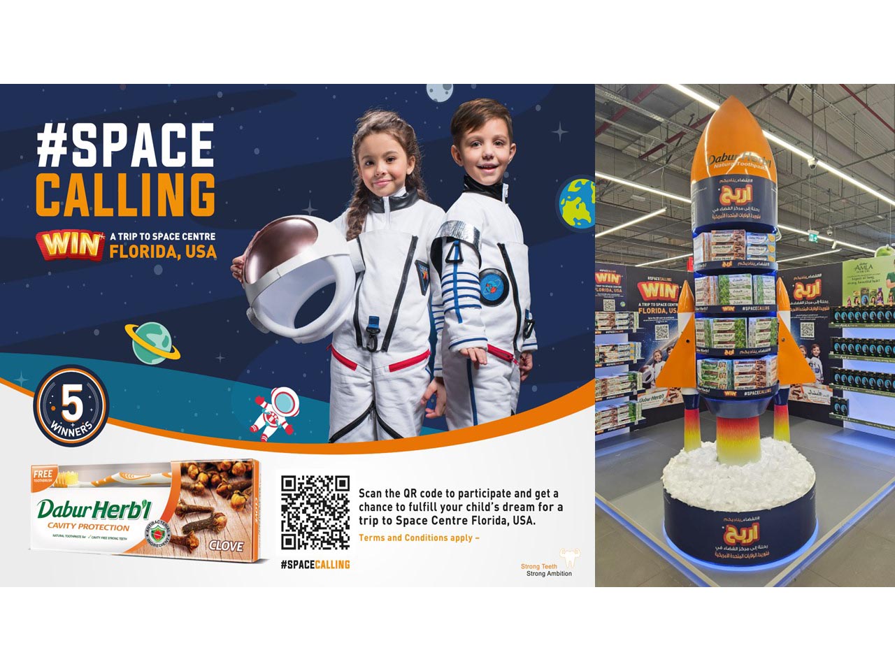 Dabur Herb’l 'Space Calling' campaign in Saudi Arabia sparks great enthusiasm among children